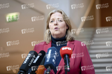 Pressestatement von Bärbel Bas in Berlin