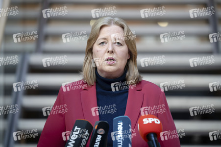 Pressestatement von Bärbel Bas in Berlin