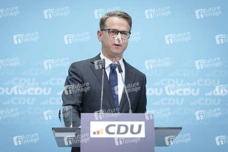 Pressekonferenz der CDU nach den Gremiensitzungen in Berlin
