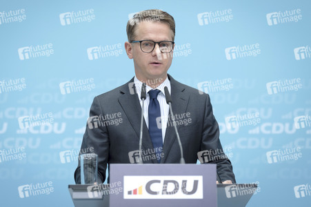 Pressekonferenz der CDU nach den Gremiensitzungen in Berlin