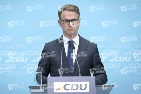 Pressekonferenz der CDU nach den Gremiensitzungen in Berlin