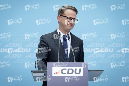 Pressekonferenz der CDU nach den Gremiensitzungen in Berlin
