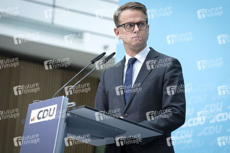 Pressekonferenz der CDU nach den Gremiensitzungen in Berlin