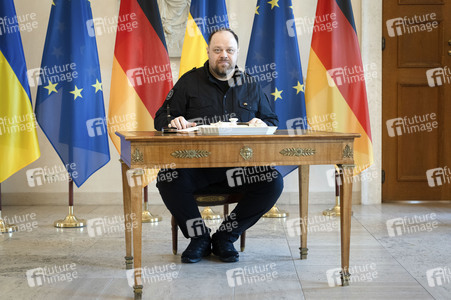 Begrüßung des ukrainischen Parlamentspräsidenten in Berlin