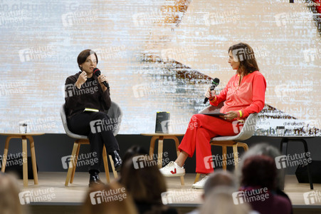 Dorothee Elmiger auf der Frankfurter Buchmesse 2025 in Frankfurt