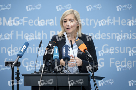 Pressestatement von Nina Warken in Berlin