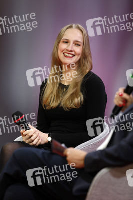 Leonie Plaar auf der Frankfurter Buchmesse 2025 in Frankfurt