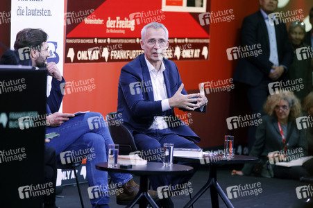 Jens Stoltenberg auf der Frankfurter Buchmesse 2025 in Frankfurt