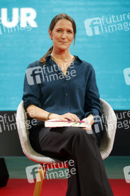 Martina Clavadetscher auf der Frankfurter Buchmesse 2025 in Frankfurt