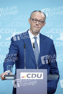 Pressekonferenz zu den Ergebnissen der Präsidiumsklausur mit dem Bundeskanzler und Parteivorsitzenden der CDU in Berlin