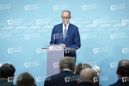 Pressekonferenz zu den Ergebnissen der Präsidiumsklausur mit dem Bundeskanzler und Parteivorsitzenden der CDU in Berlin