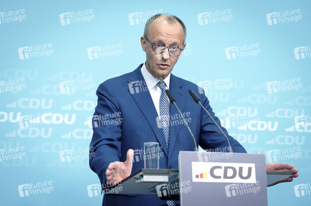 Pressekonferenz zu den Ergebnissen der Präsidiumsklausur mit dem Bundeskanzler und Parteivorsitzenden der CDU in Berlin