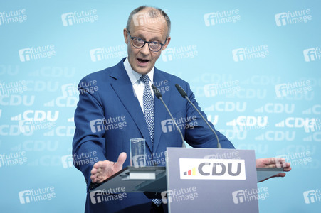 Pressekonferenz zu den Ergebnissen der Präsidiumsklausur mit dem Bundeskanzler und Parteivorsitzenden der CDU in Berlin