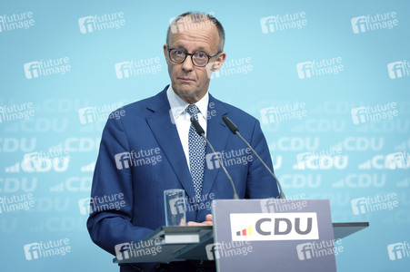 Pressekonferenz zu den Ergebnissen der Präsidiumsklausur mit dem Bundeskanzler und Parteivorsitzenden der CDU in Berlin