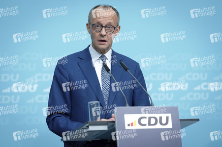 Pressekonferenz zu den Ergebnissen der Präsidiumsklausur mit dem Bundeskanzler und Parteivorsitzenden der CDU in Berlin