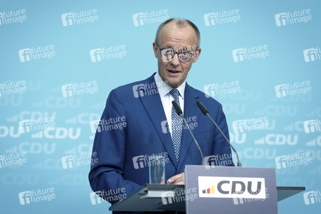Pressekonferenz zu den Ergebnissen der Präsidiumsklausur mit dem Bundeskanzler und Parteivorsitzenden der CDU in Berlin