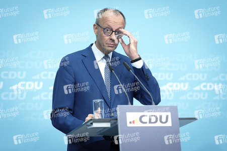 Pressekonferenz zu den Ergebnissen der Präsidiumsklausur mit dem Bundeskanzler und Parteivorsitzenden der CDU in Berlin