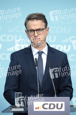 Pressekonferenz zu den Ergebnissen der Präsidiumsklausur mit dem Bundeskanzler und Parteivorsitzenden der CDU in Berlin