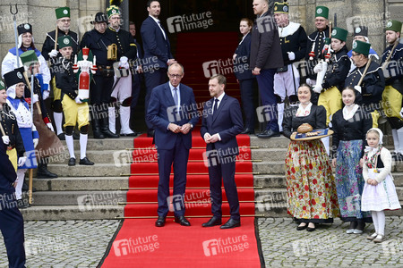 Antrittsbesuch von Bundeskanzler Friedrich Merz im Freistaat Sachsen in Dresden