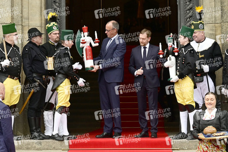 Antrittsbesuch von Bundeskanzler Friedrich Merz im Freistaat Sachsen in Dresden