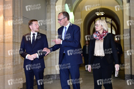 Antrittsbesuch von Bundeskanzler Friedrich Merz im Freistaat Sachsen in Dresden