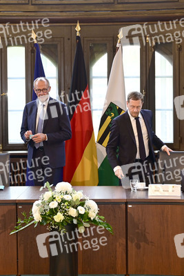 Antrittsbesuch von Bundeskanzler Friedrich Merz im Freistaat Sachsen in Dresden