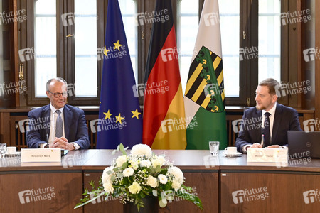 Antrittsbesuch von Bundeskanzler Friedrich Merz im Freistaat Sachsen in Dresden
