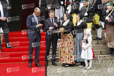 Antrittsbesuch von Bundeskanzler Friedrich Merz im Freistaat Sachsen in Dresden