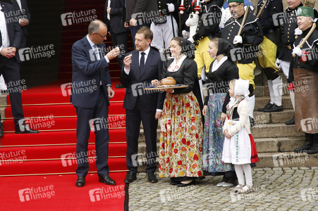 Antrittsbesuch von Bundeskanzler Friedrich Merz im Freistaat Sachsen in Dresden