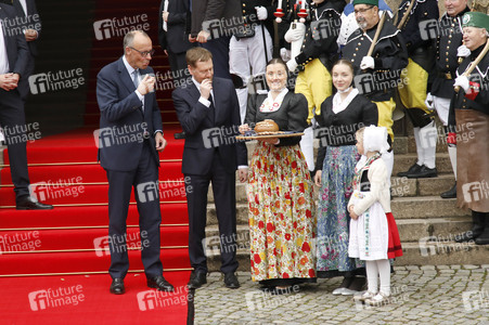 Antrittsbesuch von Bundeskanzler Friedrich Merz im Freistaat Sachsen in Dresden