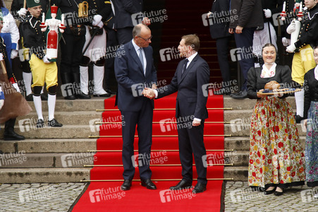 Antrittsbesuch von Bundeskanzler Friedrich Merz im Freistaat Sachsen in Dresden