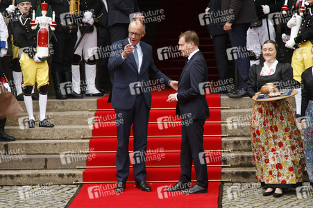 Antrittsbesuch von Bundeskanzler Friedrich Merz im Freistaat Sachsen in Dresden