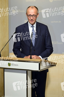 Antrittsbesuch von Bundeskanzler Friedrich Merz im Freistaat Sachsen in Dresden