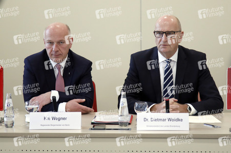 Pressekonferenz nach der gemeinsamen Kabinettssitzung der Landesregierungen von Berlin und Brandenburg in Potsdam