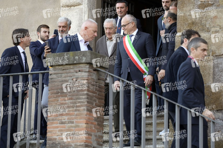 Verleihung des Lupa Capitolina an Robert De Niro in Rom