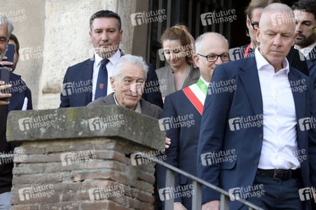 Verleihung des Lupa Capitolina an Robert De Niro in Rom