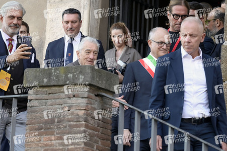 Verleihung des Lupa Capitolina an Robert De Niro in Rom