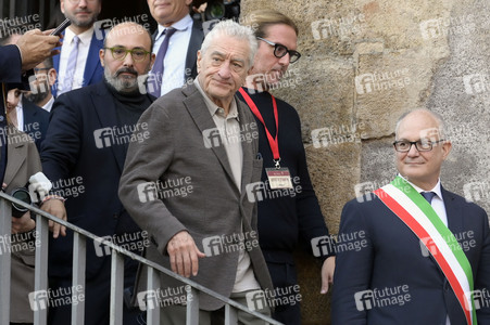 Verleihung des Lupa Capitolina an Robert De Niro in Rom