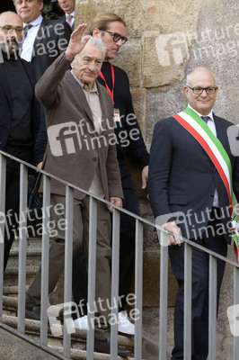 Verleihung des Lupa Capitolina an Robert De Niro in Rom
