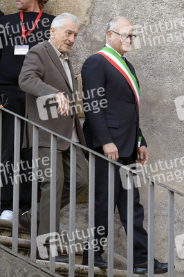 Verleihung des Lupa Capitolina an Robert De Niro in Rom