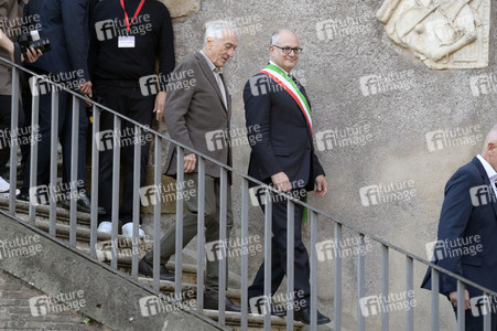 Verleihung des Lupa Capitolina an Robert De Niro in Rom