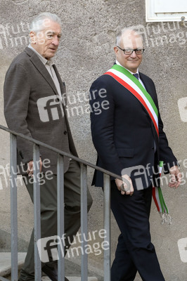 Verleihung des Lupa Capitolina an Robert De Niro in Rom