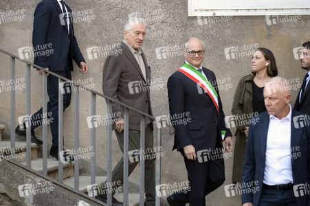 Verleihung des Lupa Capitolina an Robert De Niro in Rom