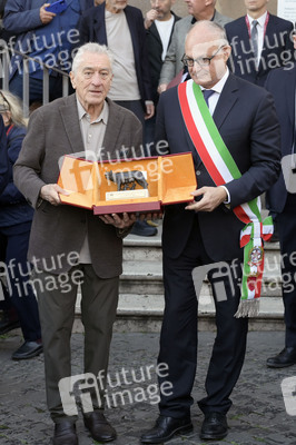 Verleihung des Lupa Capitolina an Robert De Niro in Rom