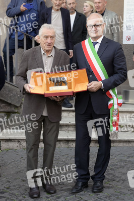 Verleihung des Lupa Capitolina an Robert De Niro in Rom