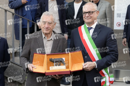 Verleihung des Lupa Capitolina an Robert De Niro in Rom