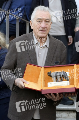 Verleihung des Lupa Capitolina an Robert De Niro in Rom