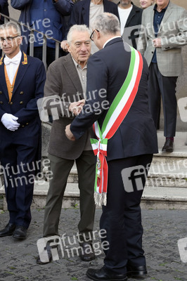 Verleihung des Lupa Capitolina an Robert De Niro in Rom