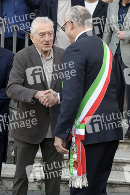 Verleihung des Lupa Capitolina an Robert De Niro in Rom