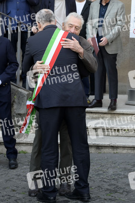 Verleihung des Lupa Capitolina an Robert De Niro in Rom